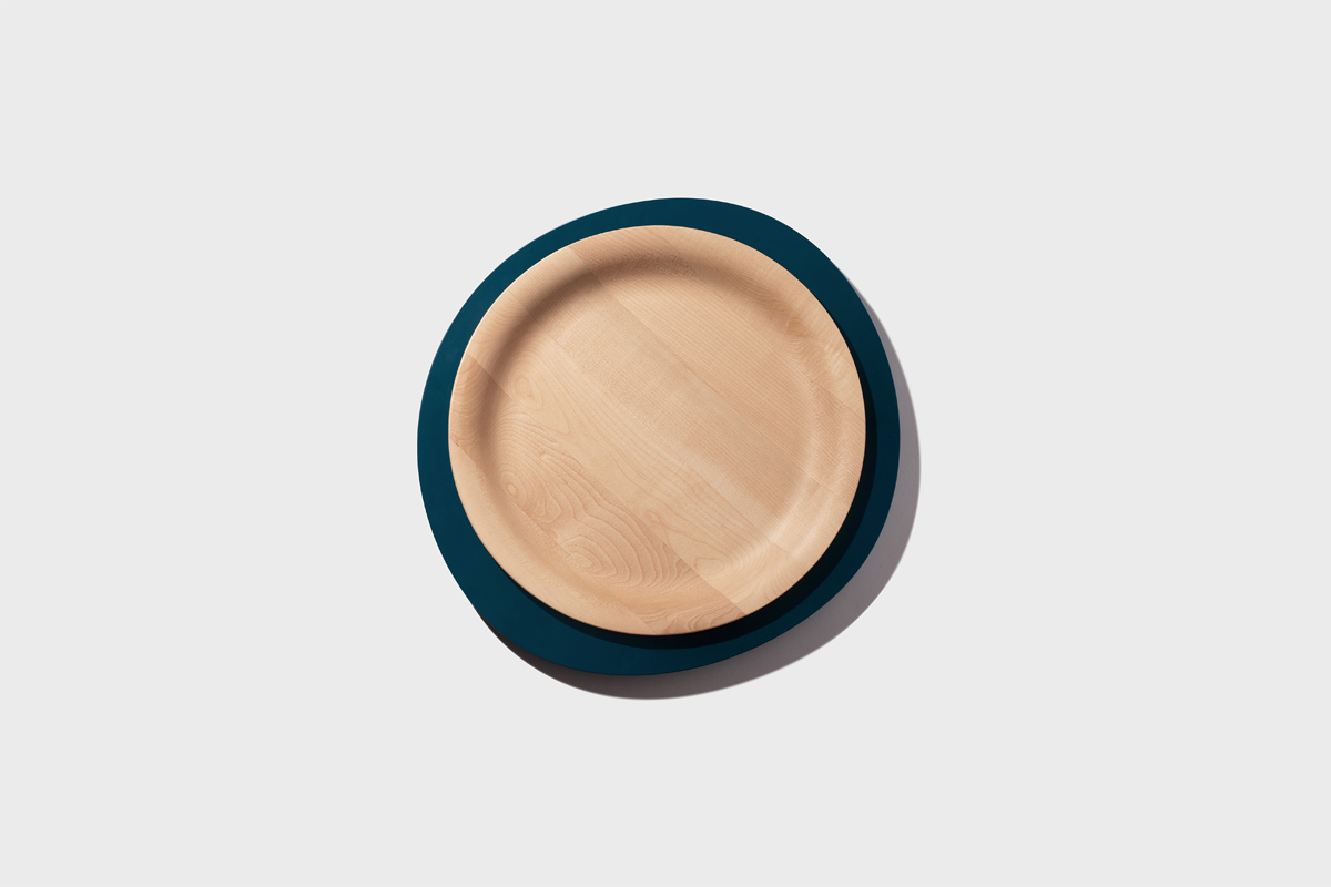 Simone Bonanni, product designer from Milano, designs a collection of trays. Made out of wood and metal.